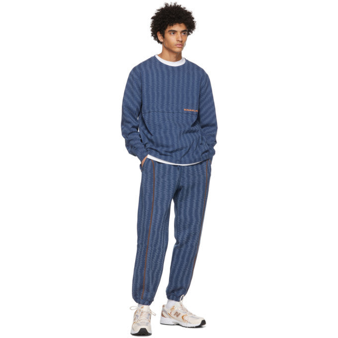Treasure, Eckhaus Latta Blue Static Lounge Pants