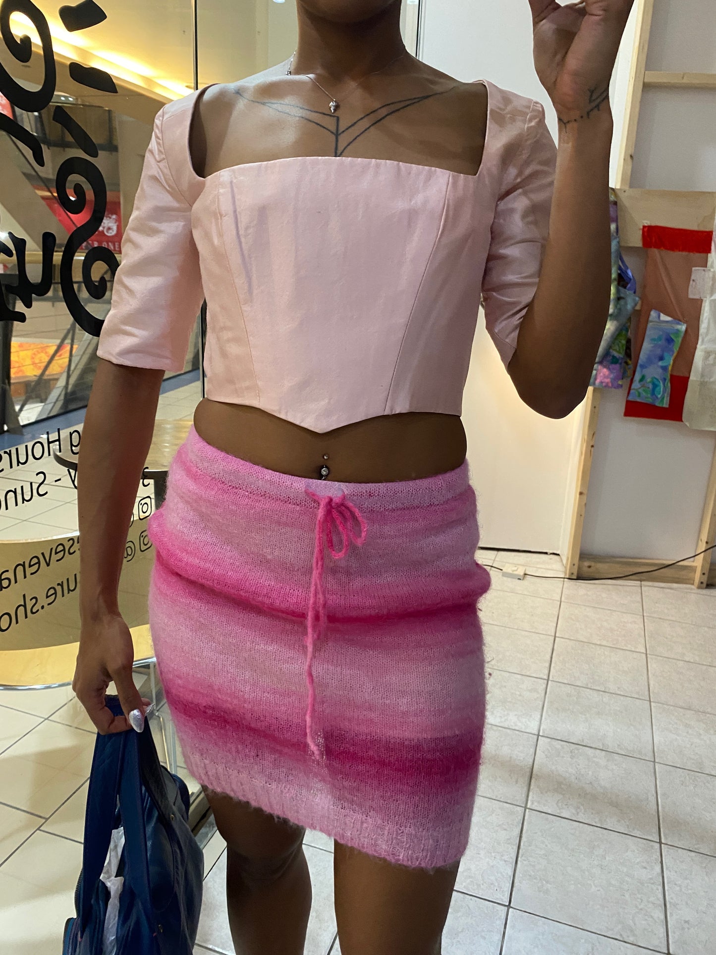Treasure, Paloma Wool pink skirt
