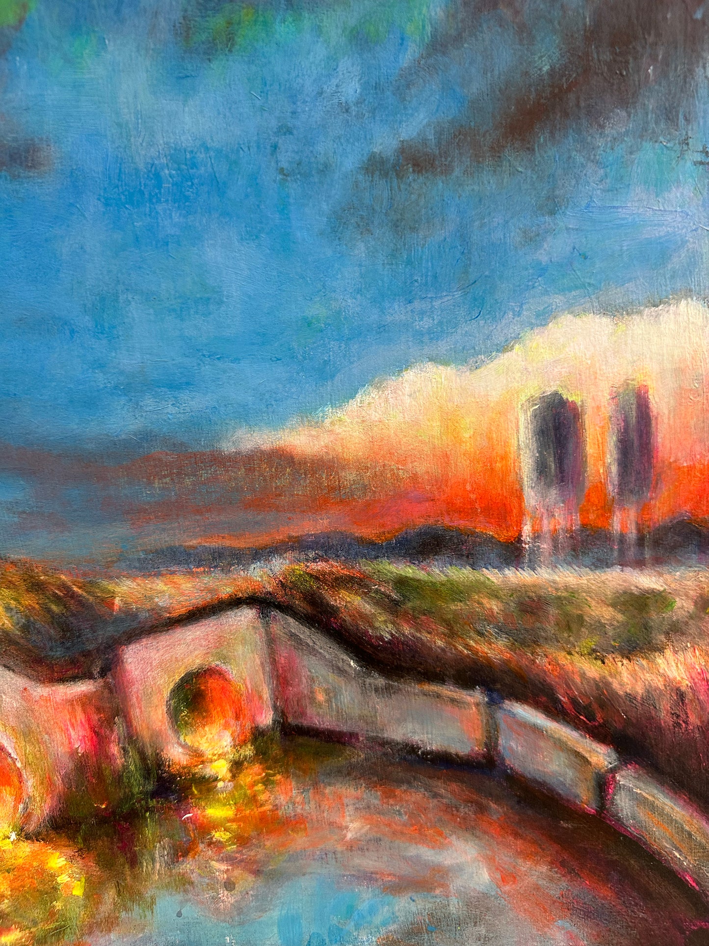 Luci Avard, Furnance Below (Pluto Painting)
