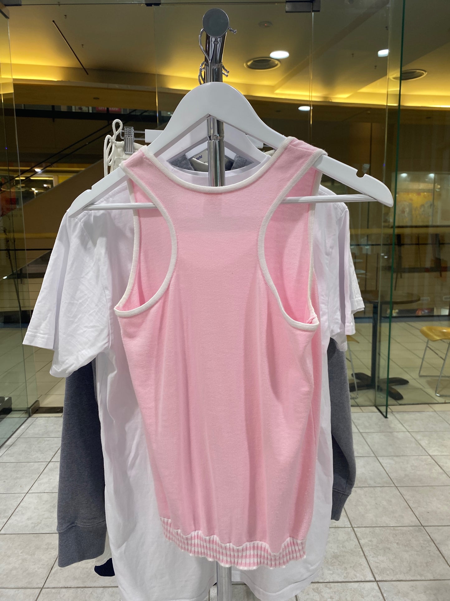 Treasure, COURRÈGES pink singlet top