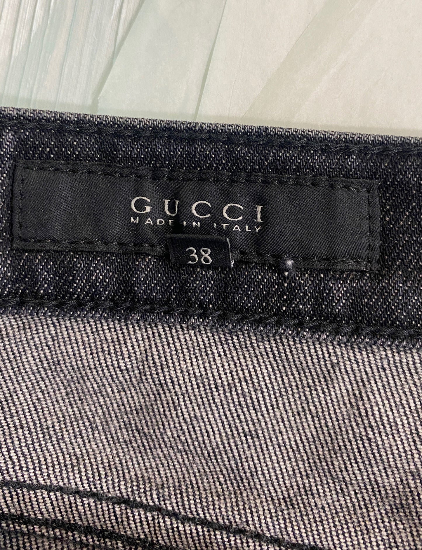 Treasure, Gucci indie sleeve jeans