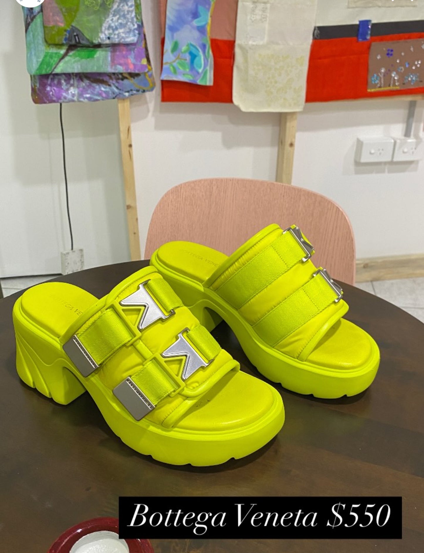 Treasure, Botega Veneta Flash Buckle Mule Sandals