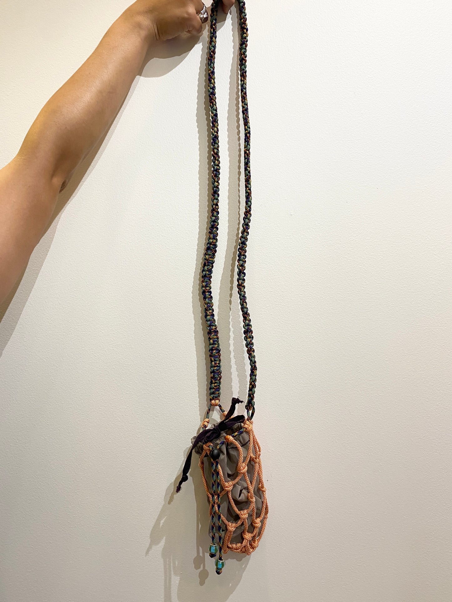 Amihan Aquilizan, bottle bag rainbow/tangerine