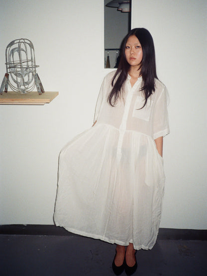 Viv, pas de calais white dress with slip