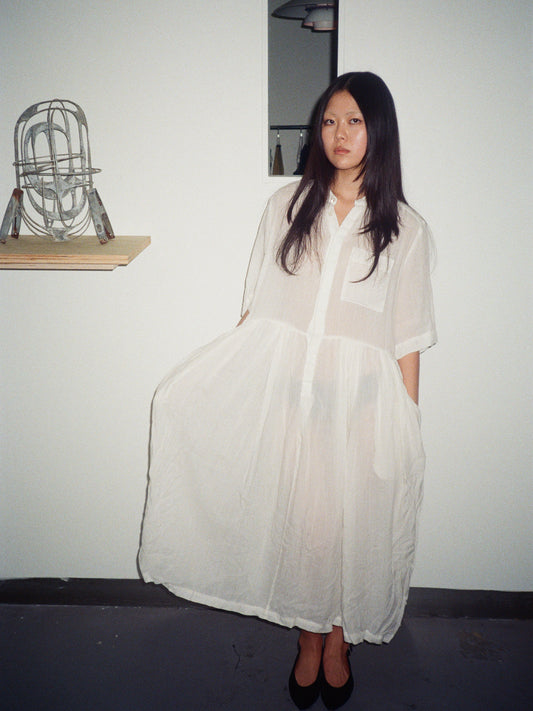 Viv, pas de calais white dress with slip