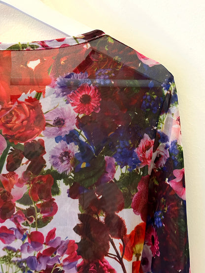Gayatri, Romance was born & Grandiflora mesh top