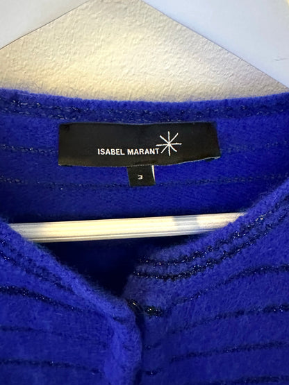 Gayatri, Isabel Marant blue cardigan