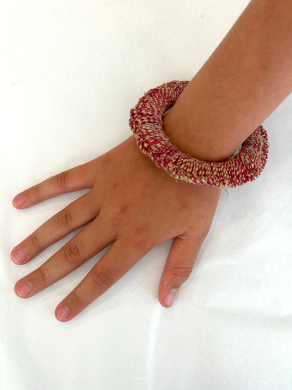 Nicole Barakat, hemp twine red bangle