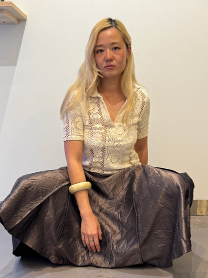 Viv, Cream crochet top