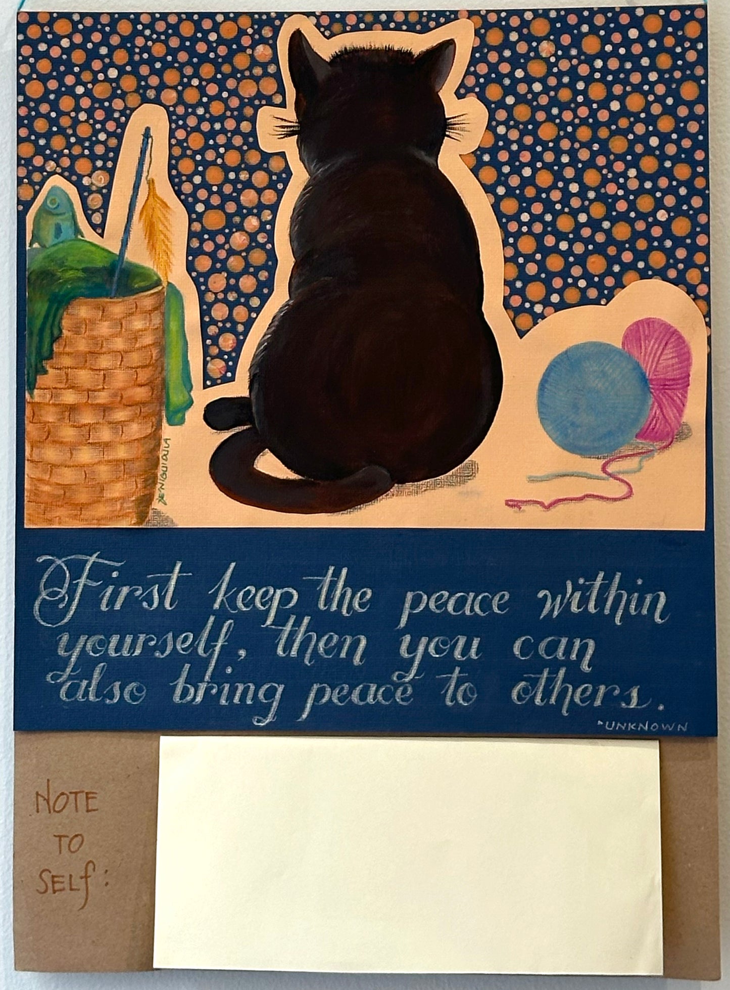 Artist from Dillwynia Correctional Centre, First keep the peace within yourself then you can bring the peace to others