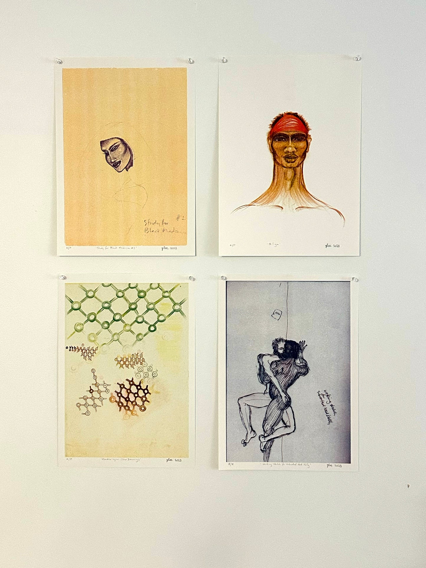 Gary Lee, Study for Black Madonna #1