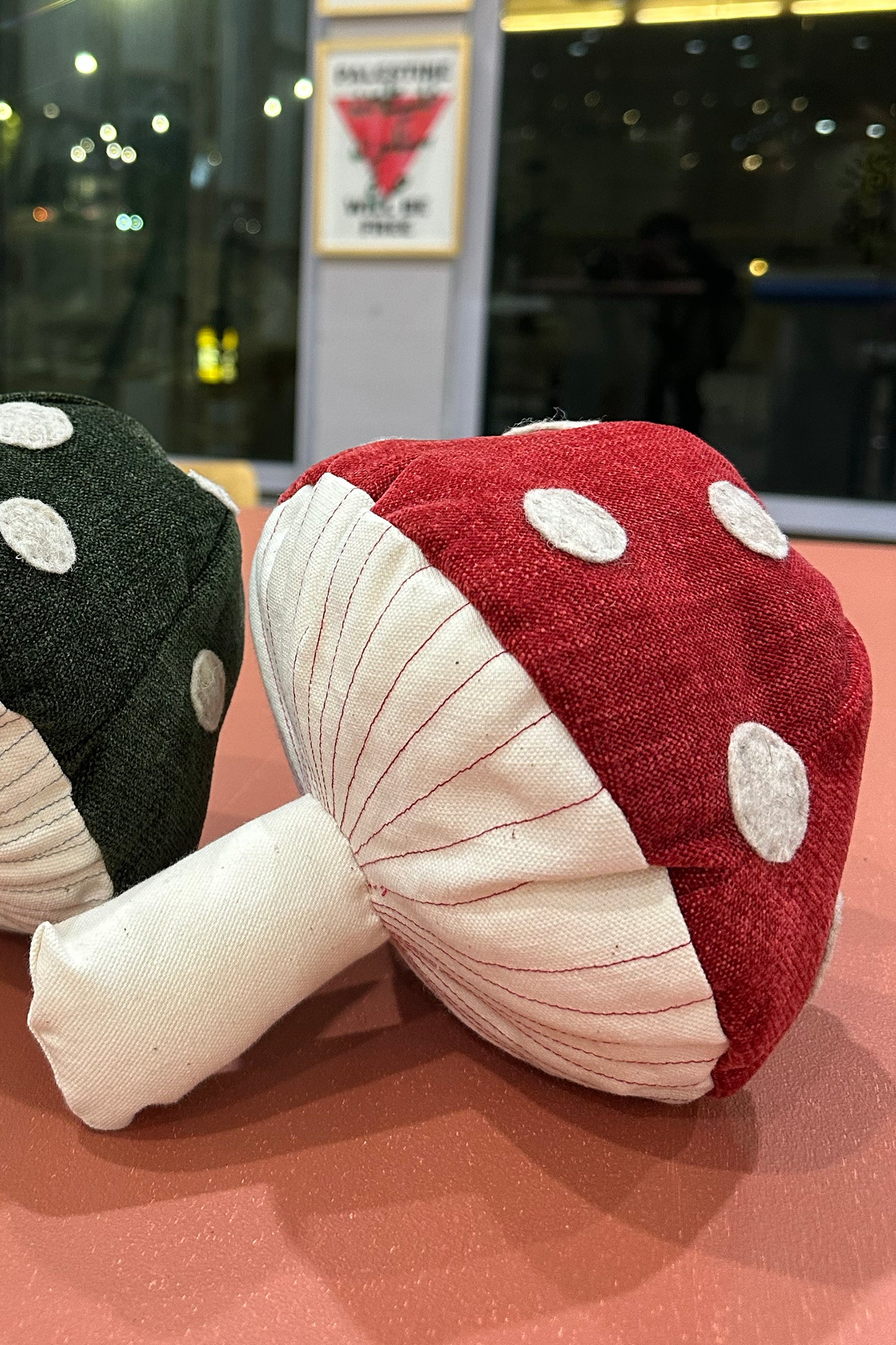 ChiChi Ginjaka, Small hand made red mushroom