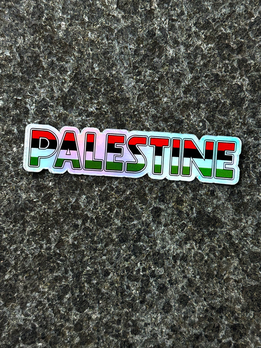 Amanny Ahmad, Palestine sticker