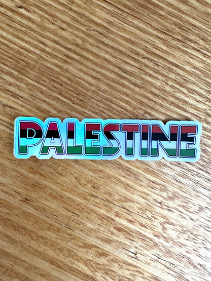 Amanny Ahmad, Palestine sticker