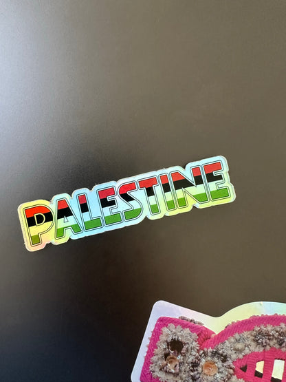 Amanny Ahmad, Palestine sticker