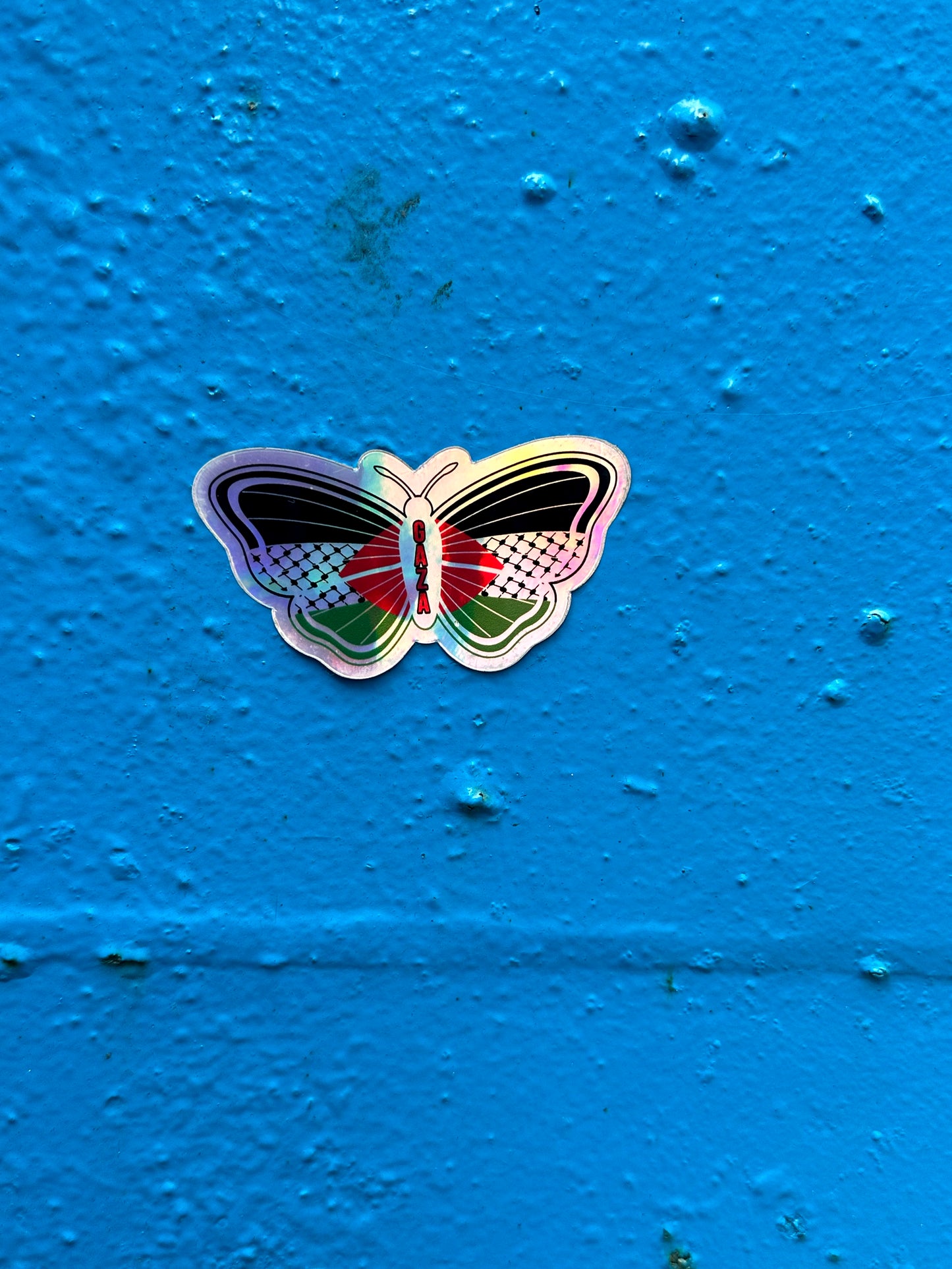 Amanny Ahmad, Butterfly Gaza sticker