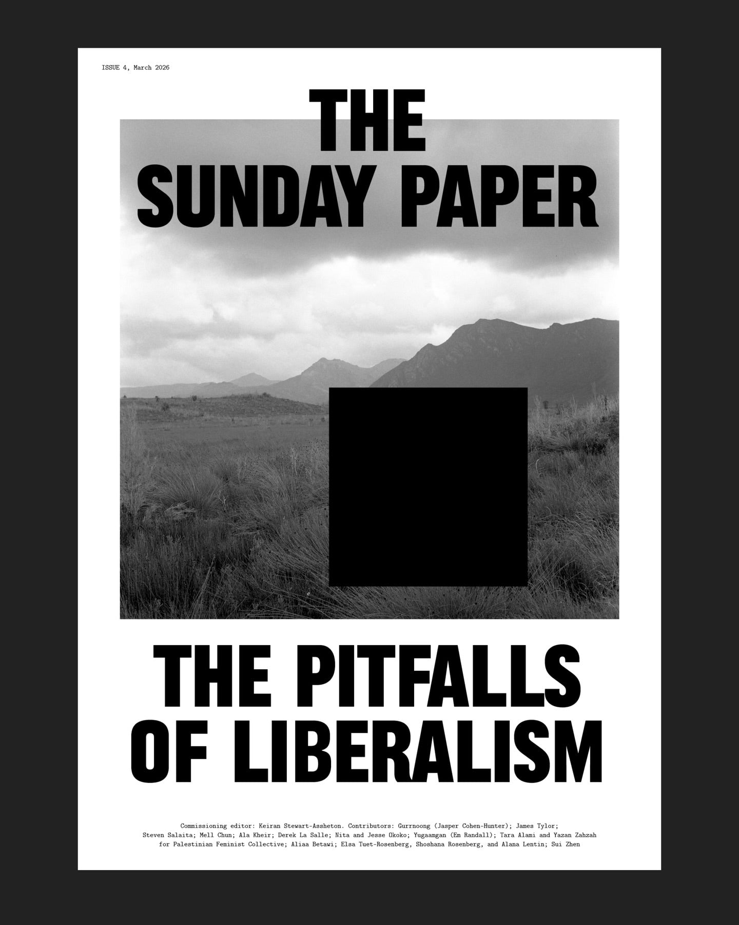 The Sunday Paper, Issue 4: The Pitfalls of Liberalism