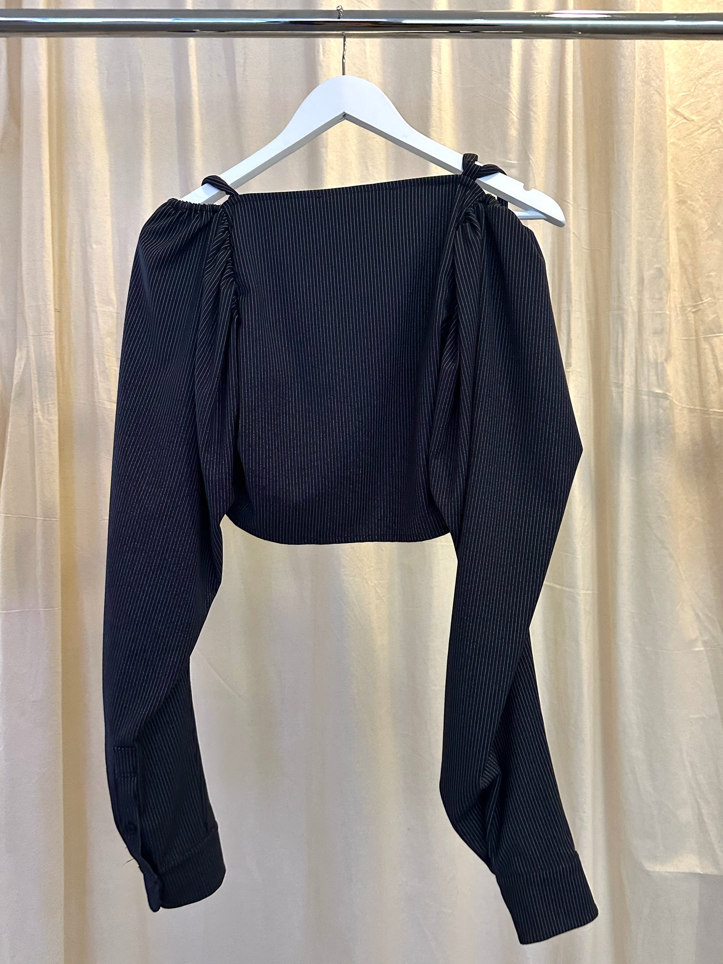 Tracy, Ottolinger cold shoulder long sleeve blouse