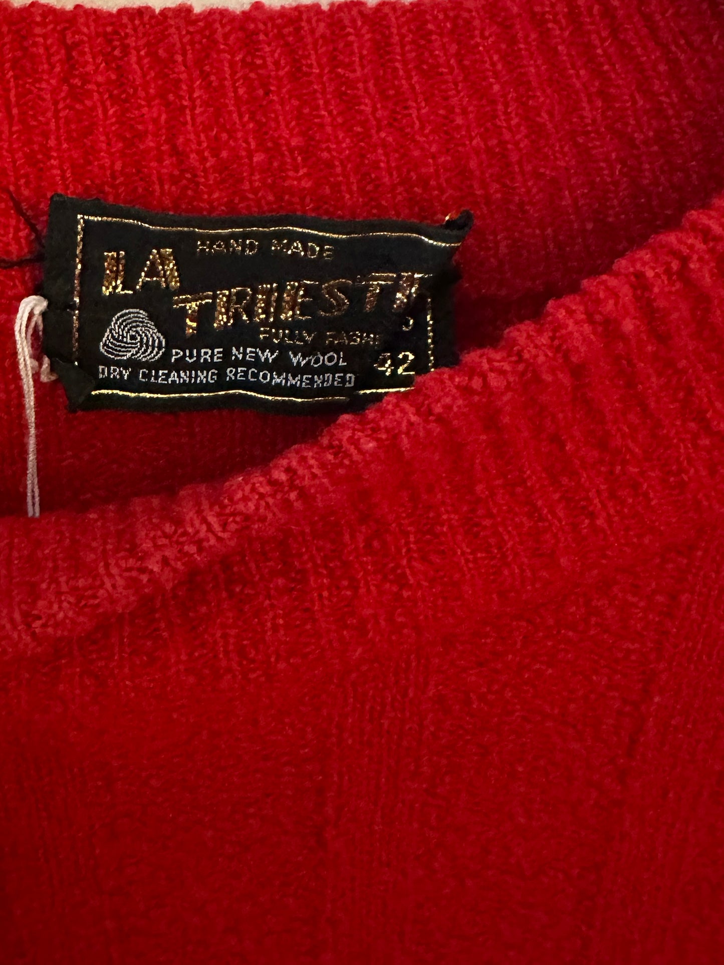 Eleni, Red wool jumper