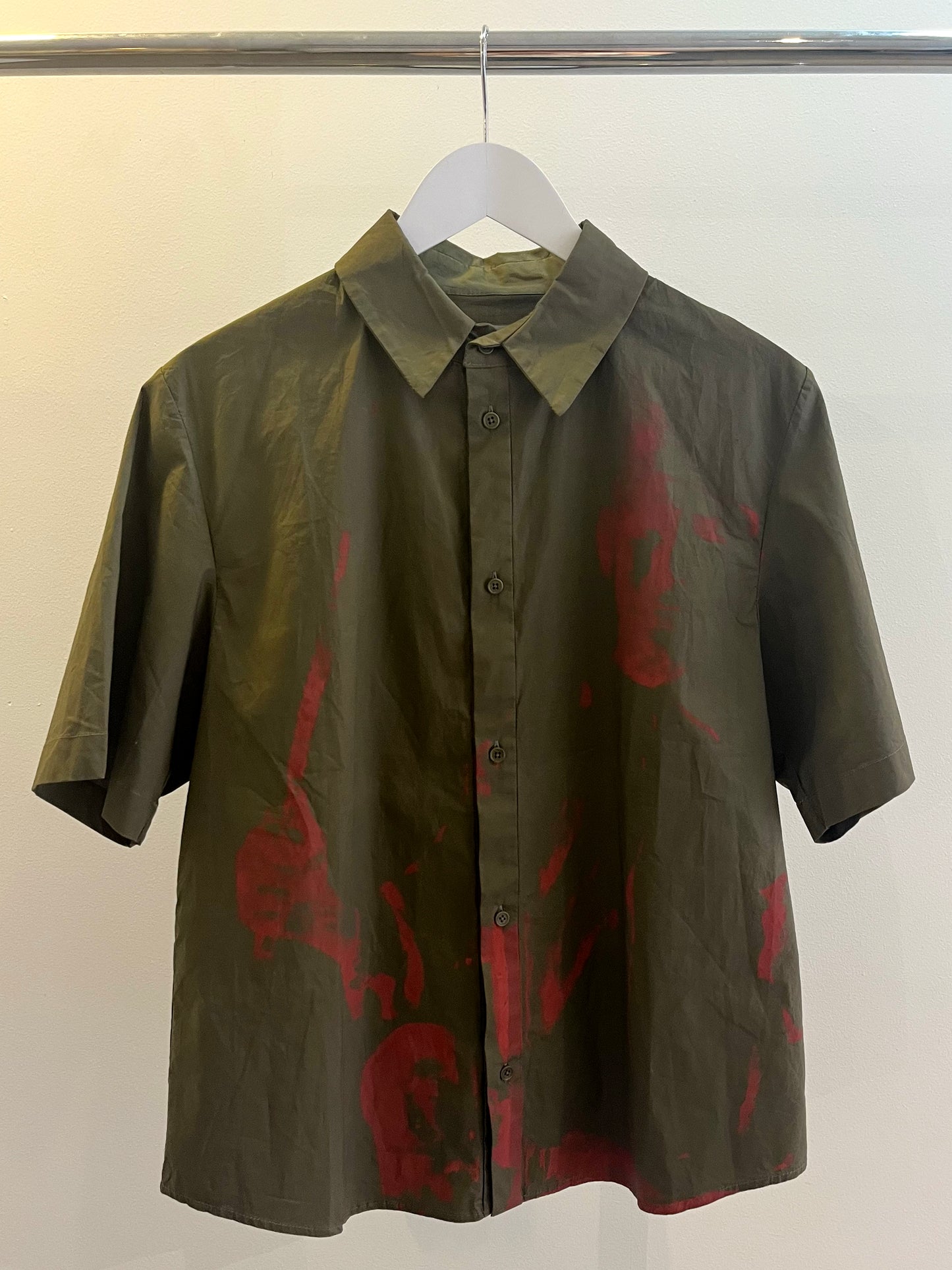 paria /FARZANEH, Olive shirt