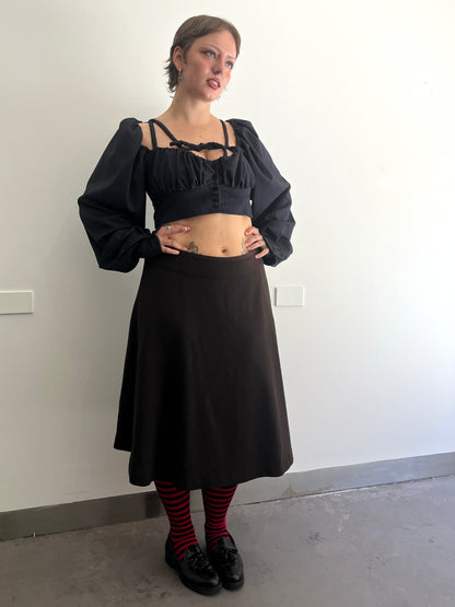 Tracy, Ottolinger cold shoulder long sleeve blouse