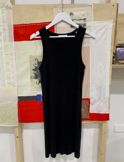 Treasure, Helmut Lang cotton blend mini tank dress