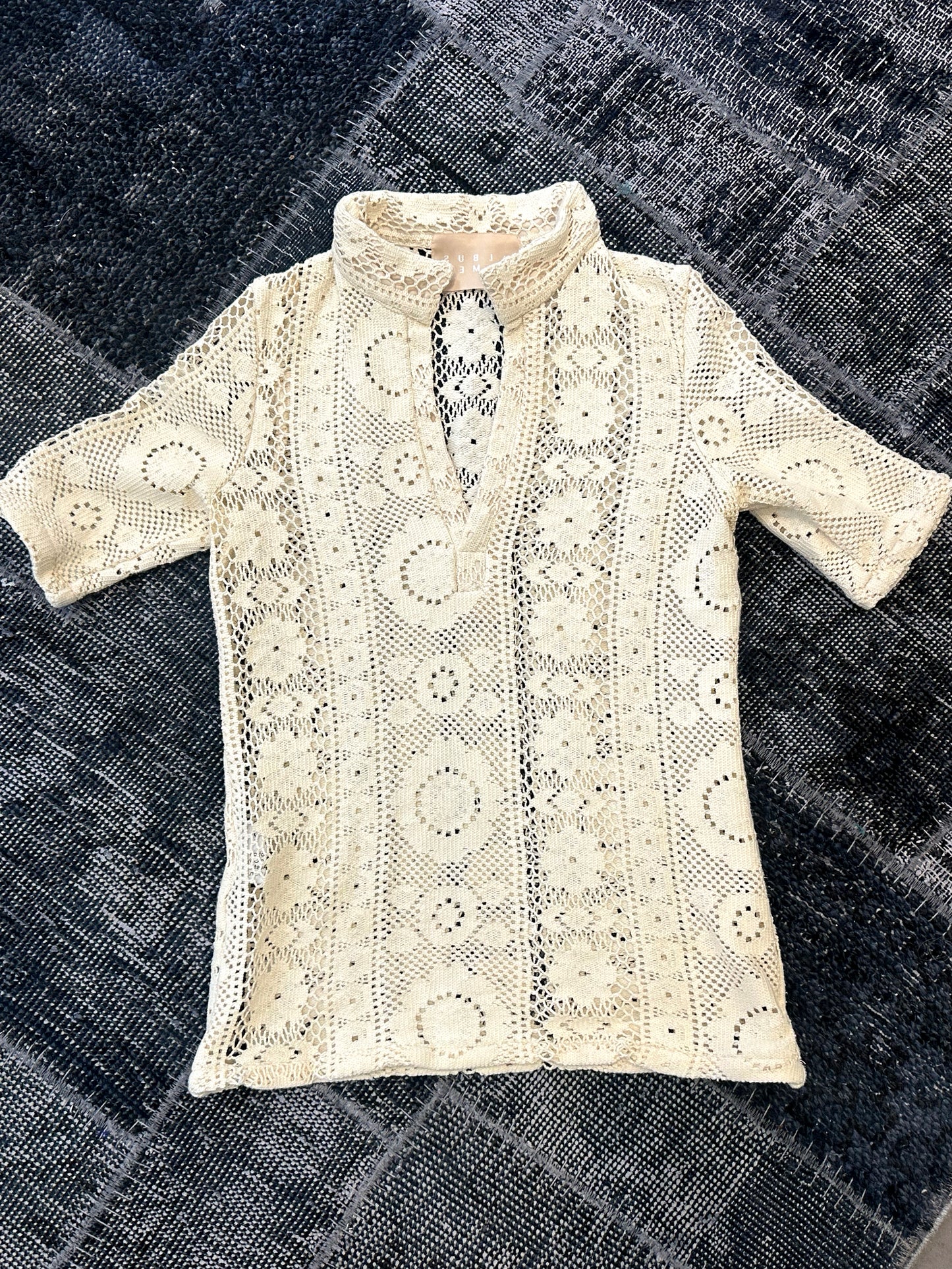 Viv, Cream crochet top
