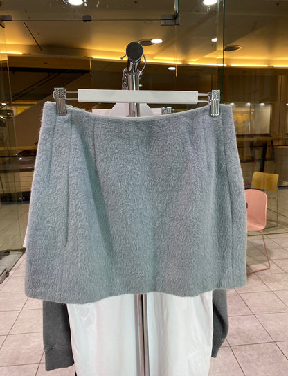 Treasure, Acne light blue mini skirt