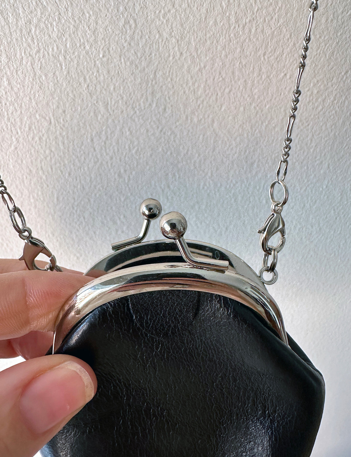 Y’s, mini purse necklace