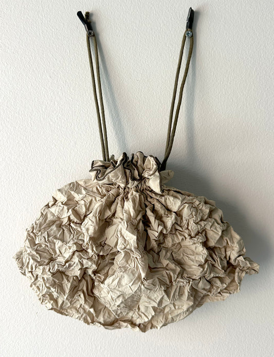 Issey Miyake, White label drawstring bag