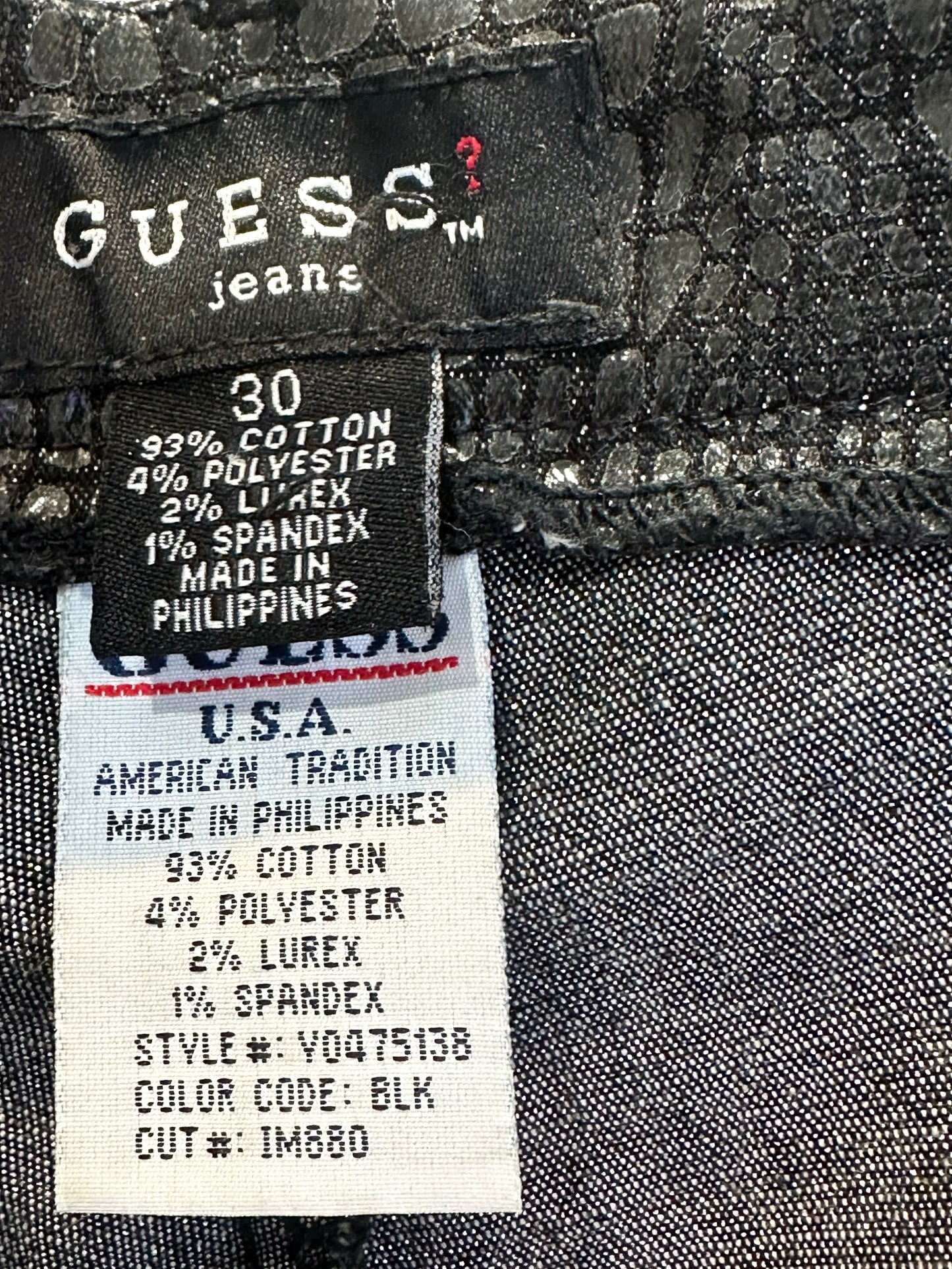 Mindy, Guess black pants