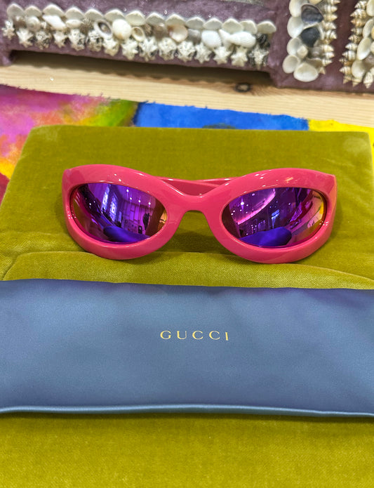 Treasure, Gucci pink sunglasses