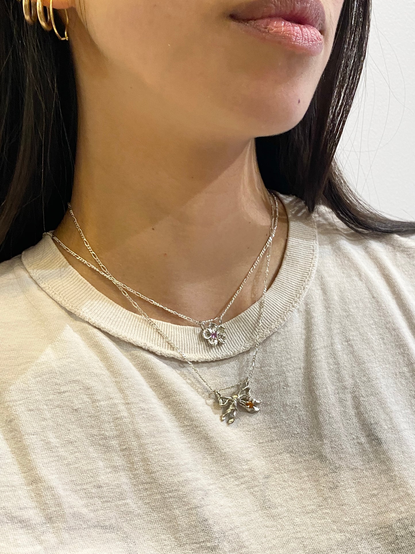 Treasure x LRM jewellery flower necklace