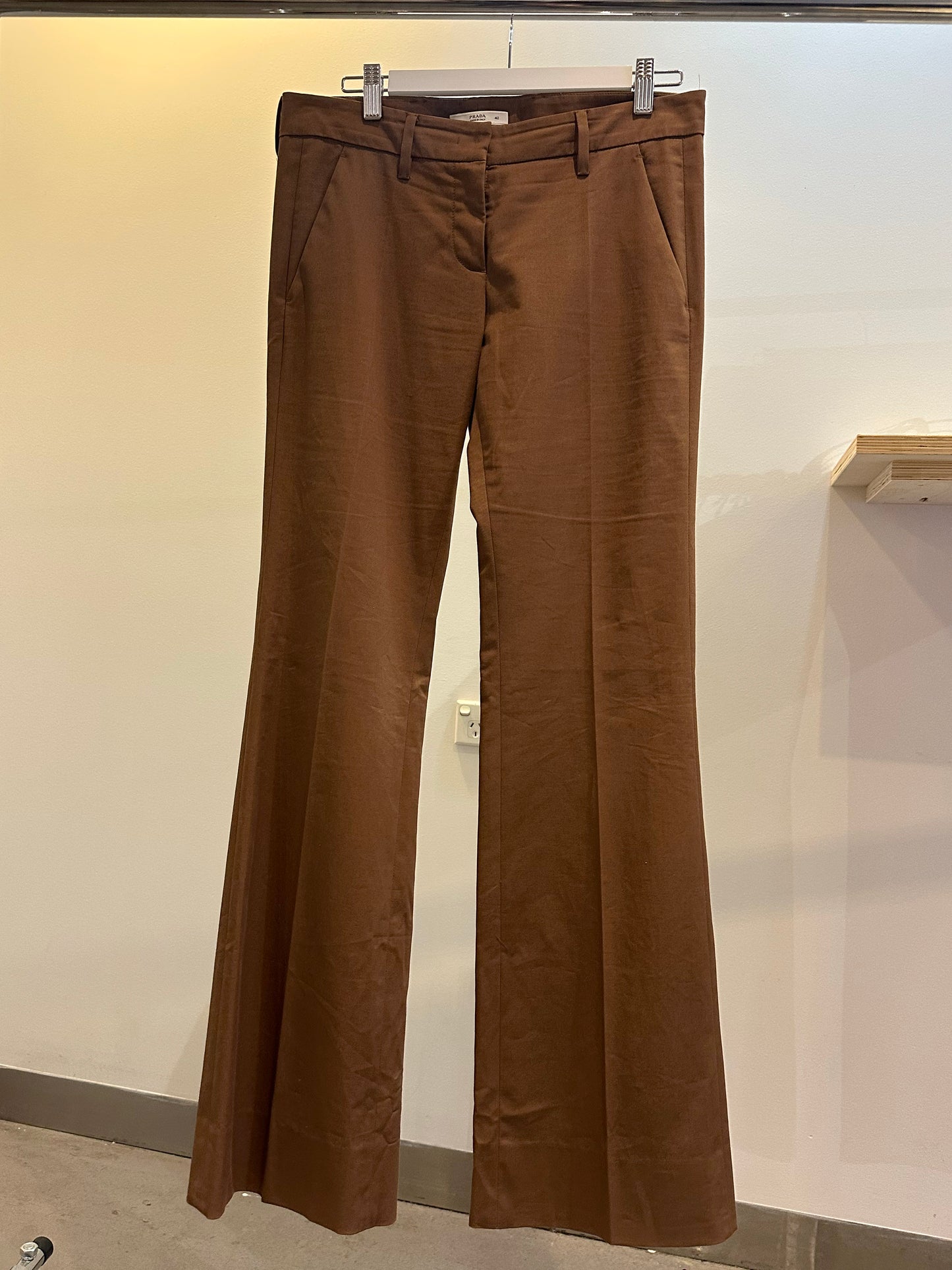 Mindy, Prada low rise pants