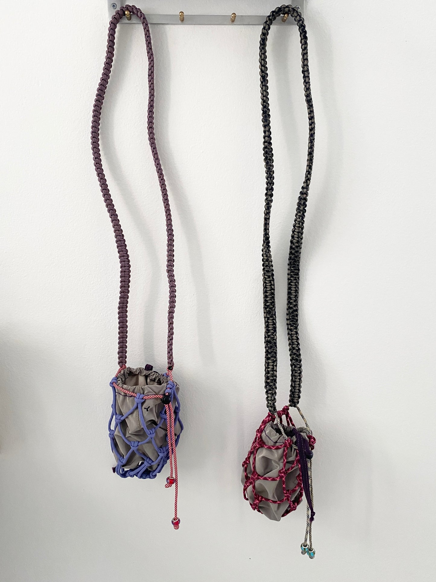 Amihan Aquilizan, bottle bag purple/pink/red