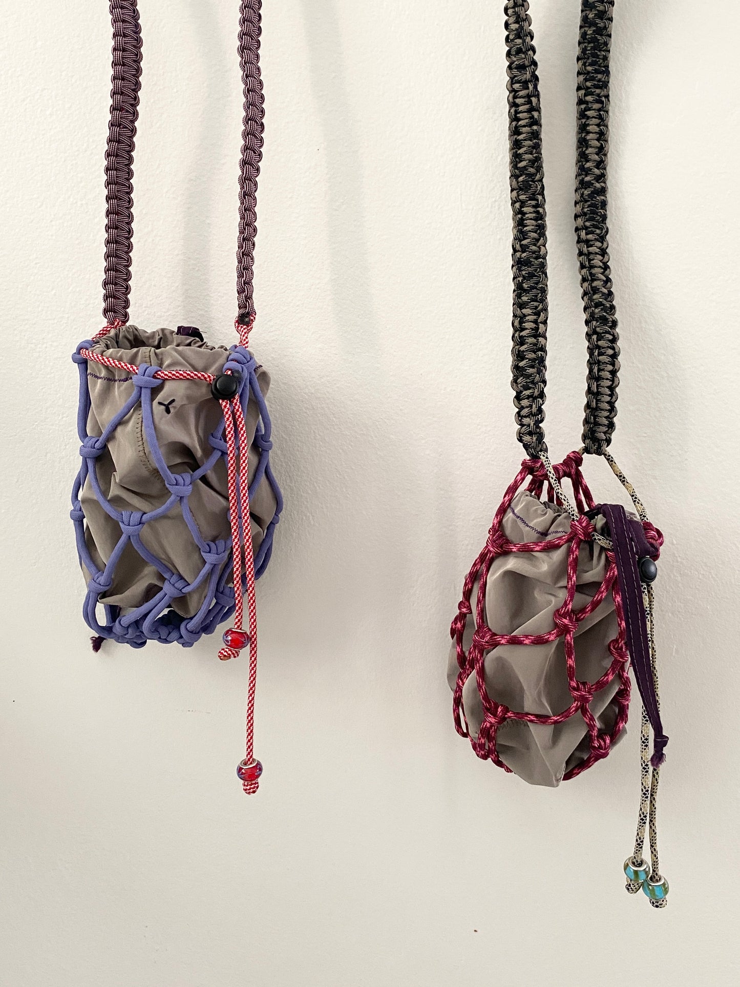 Amihan Aquilizan, bottle bag purple/pink/red