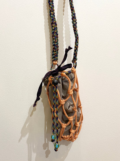 Amihan Aquilizan, bottle bag rainbow/tangerine