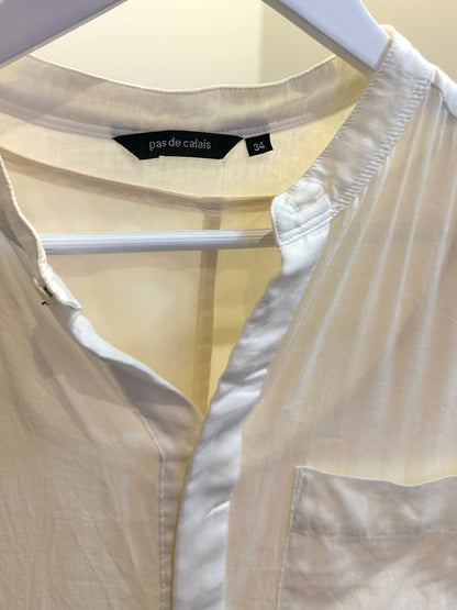 Viv, pas de calais white dress with slip