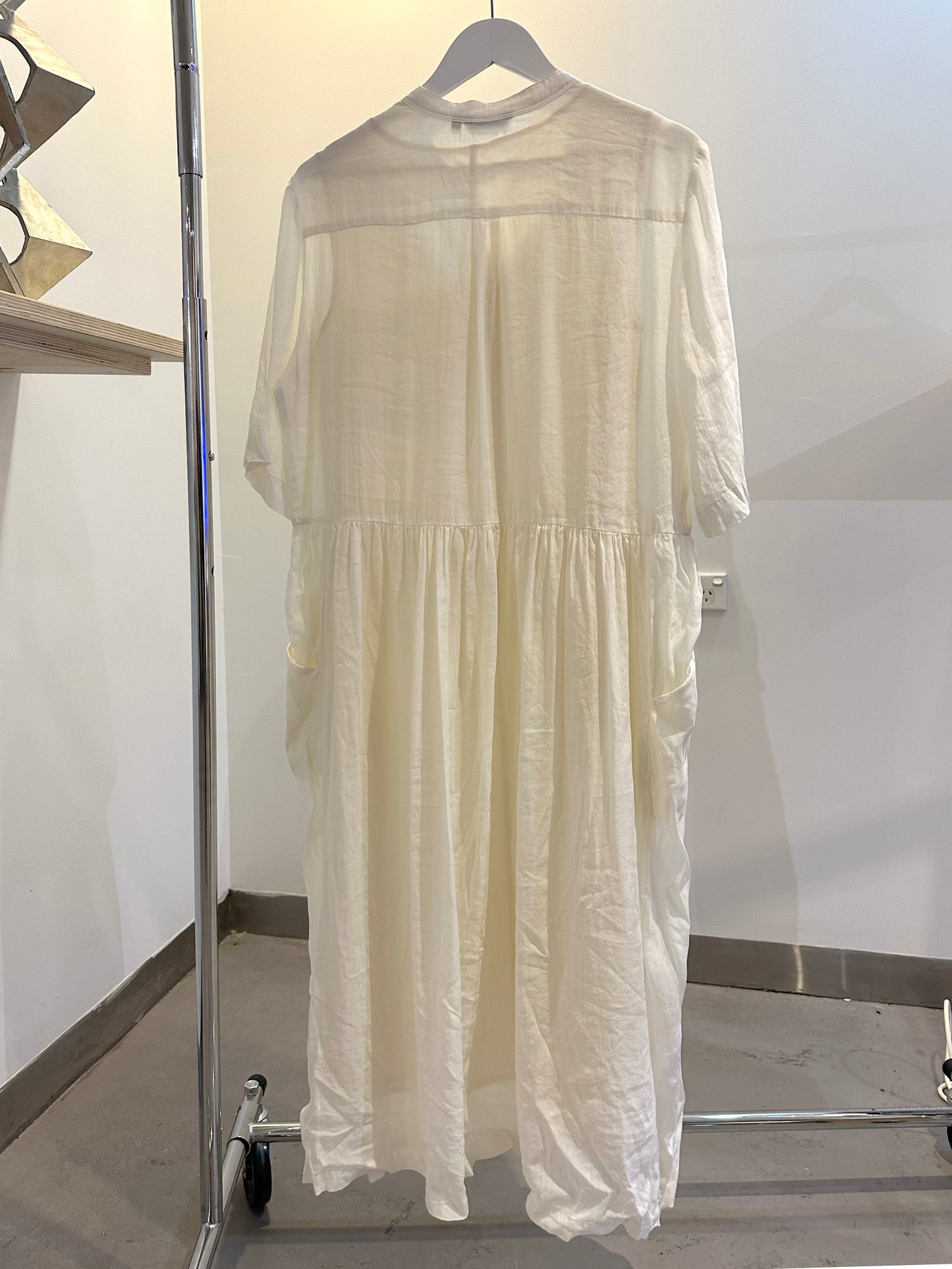 Viv, pas de calais white dress with slip