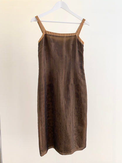 Treasure, brown 90's dress