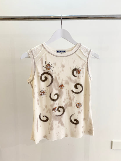 Treasure, mesh swirl tank