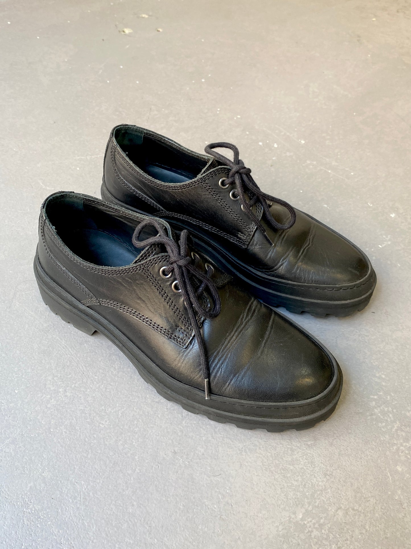 Raed Hanifie, A.P.C derby shoes