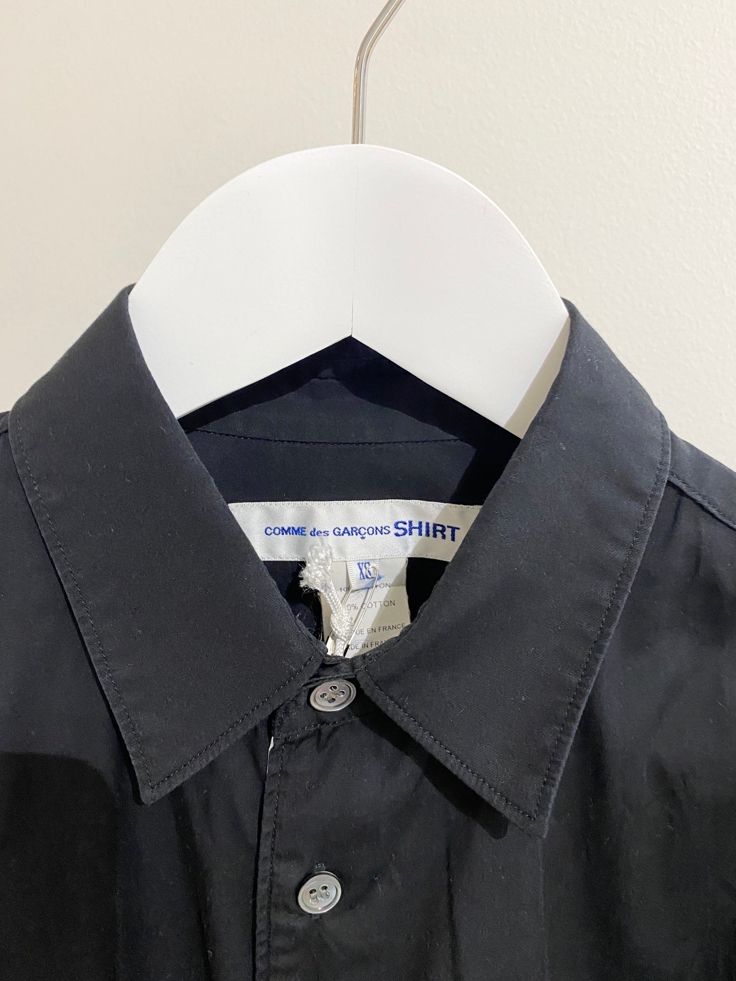 Raed Hanifie, Commes des Garçons poplin shirt