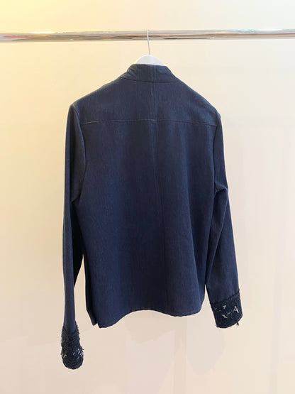 Aydin Naci, denim jacket