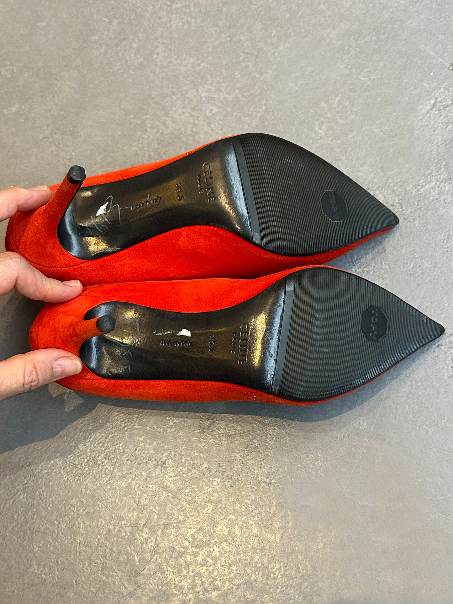 Viv, Celine bright red pumps