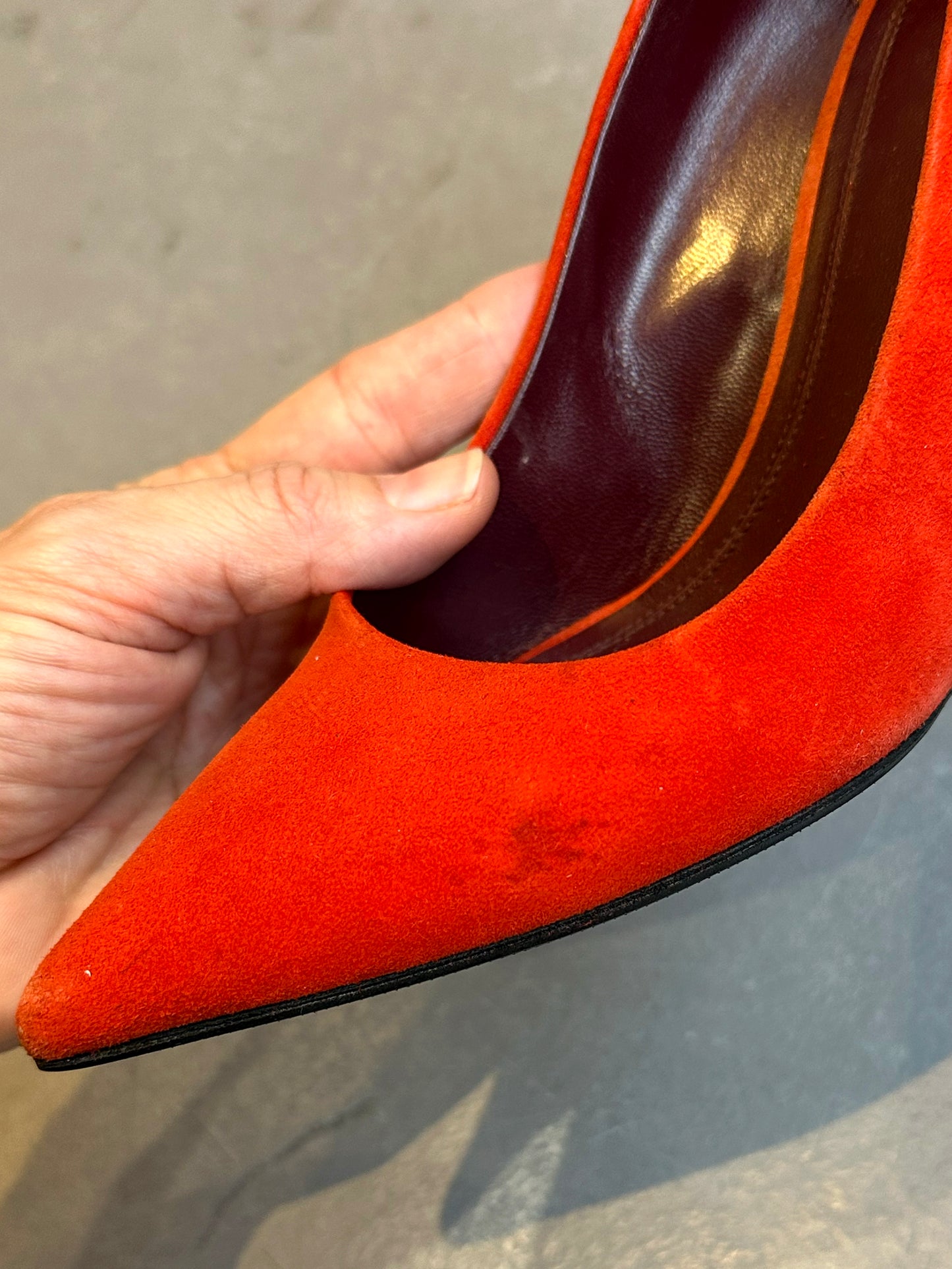 Viv, Celine bright red pumps