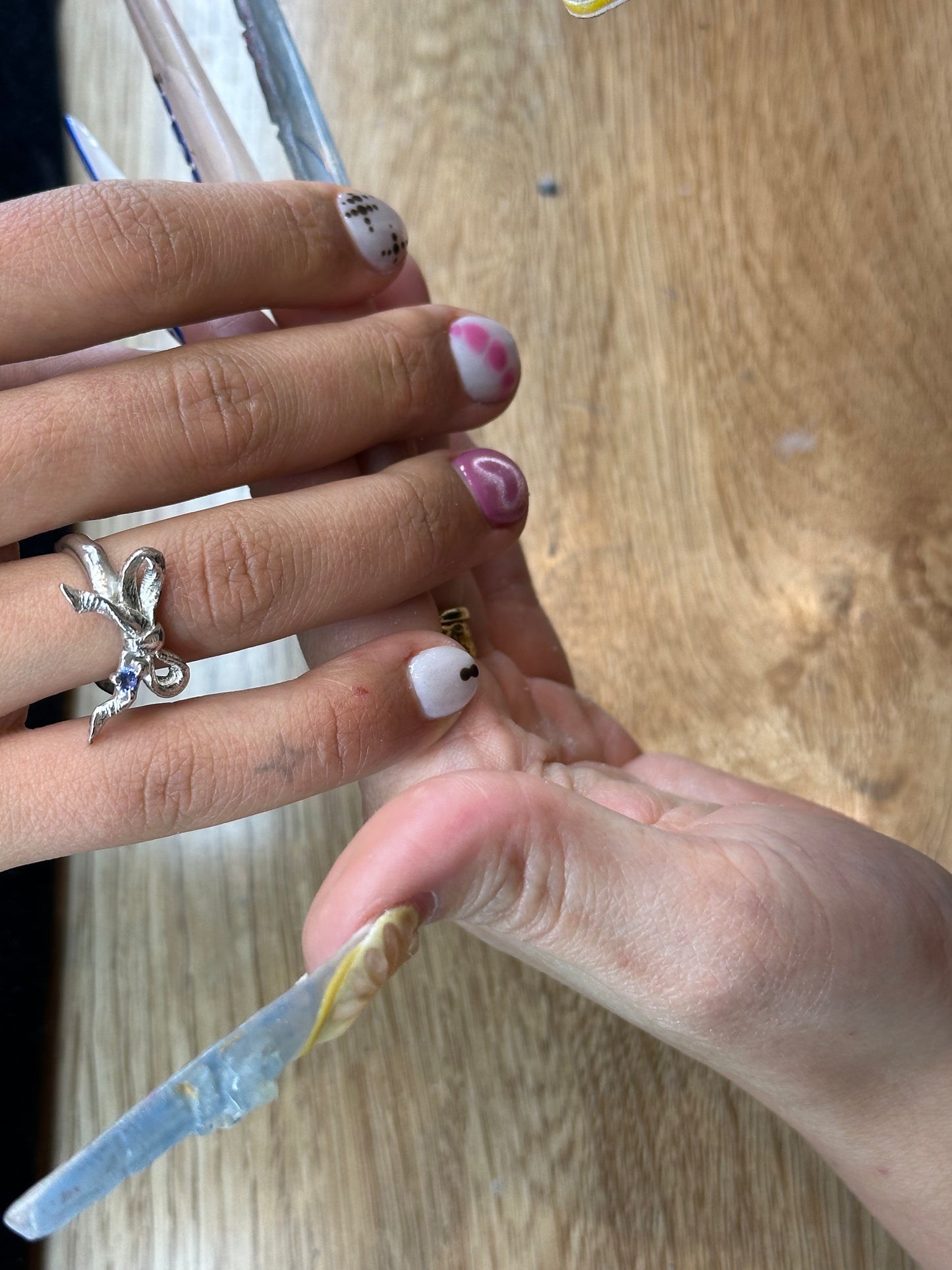 Treasure x LRM jewellery small bow ring