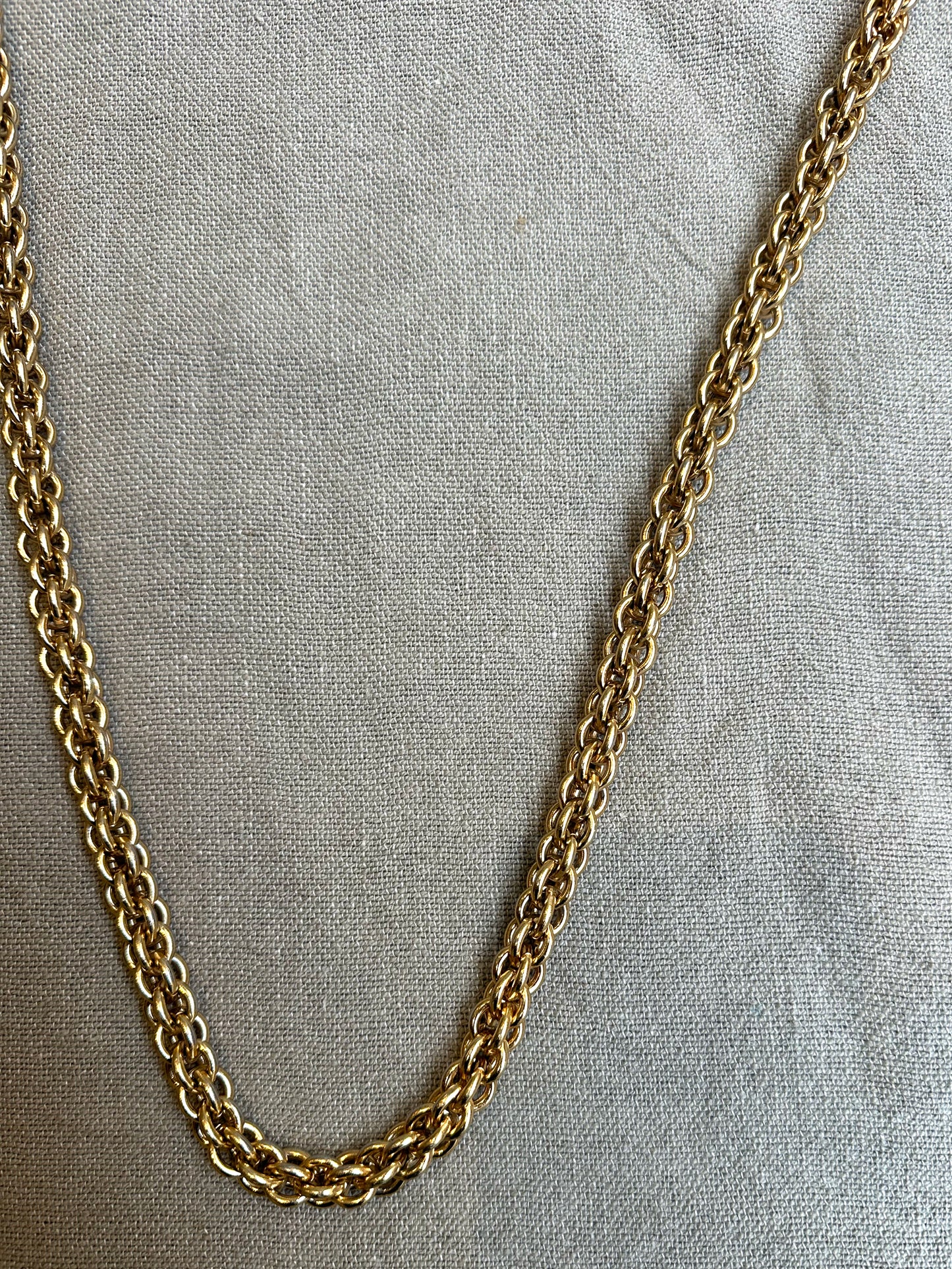 Viv, Gucci blue and gold handbag