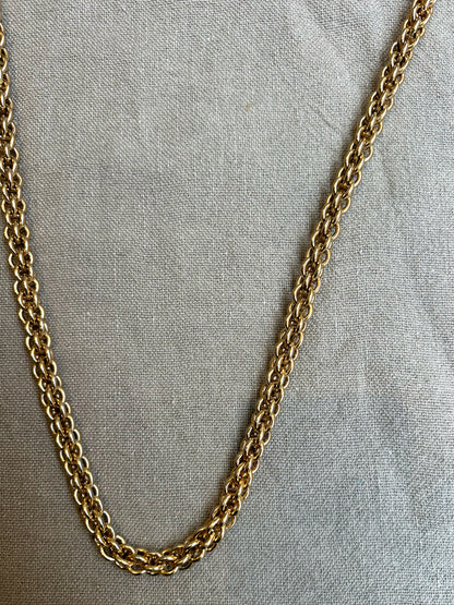 Viv, Gucci blue and gold handbag