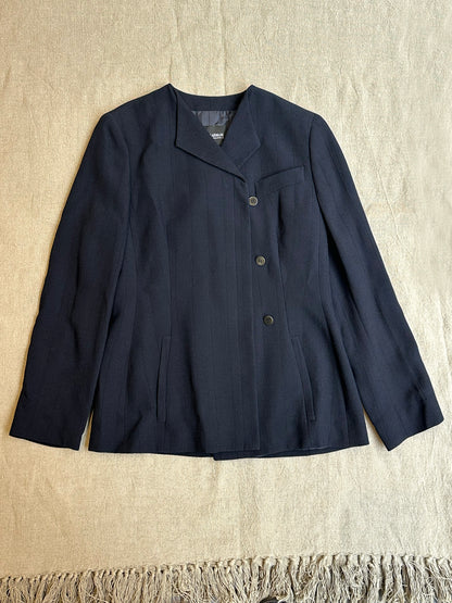 Viv, Giorgio Armani navy skirt suit